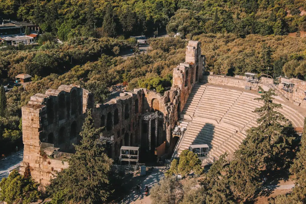 Theater van Herodes Atticus Athene