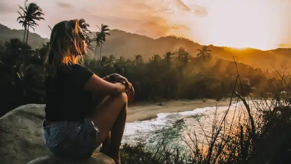 Zonsondergang Cabo San Juan Tayrona