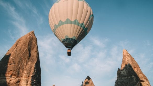 Luchtballonnen spotten Cappadocië