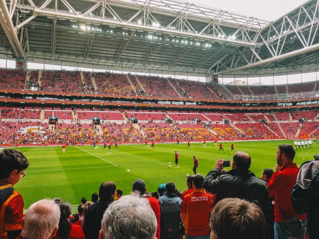 Voetbalwedstrijd Istanbul