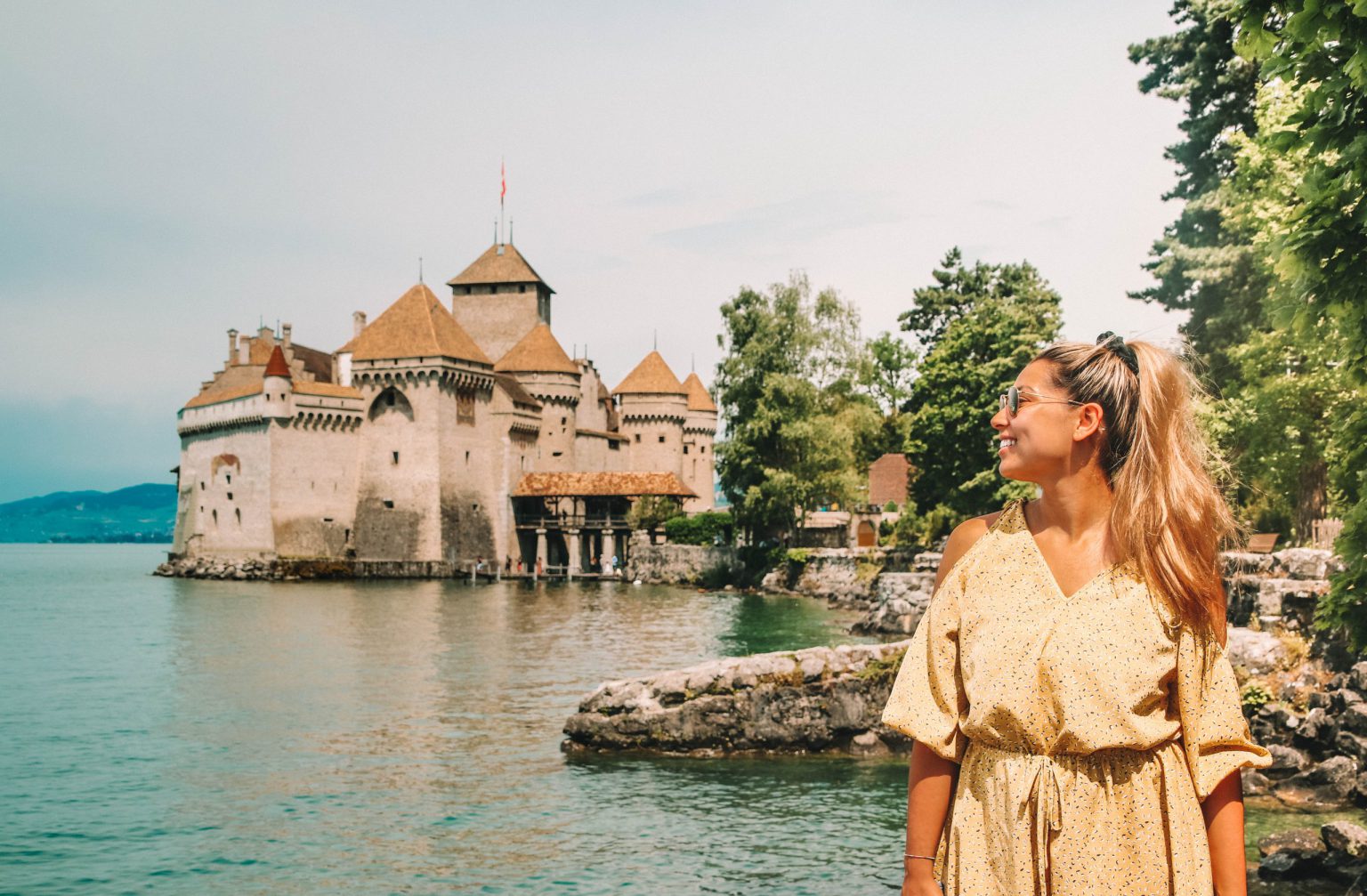 Visit Chillon Castle (Château de Chillon) on Lake Geneva - Traveldicted